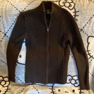 Eddie Bauer Zip Up Sweater, Women’s Large